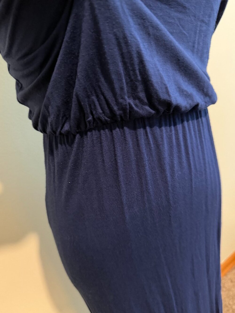 Lulus Blue Side Slit Maxi Dress Size Medium - Picture 8 of 12